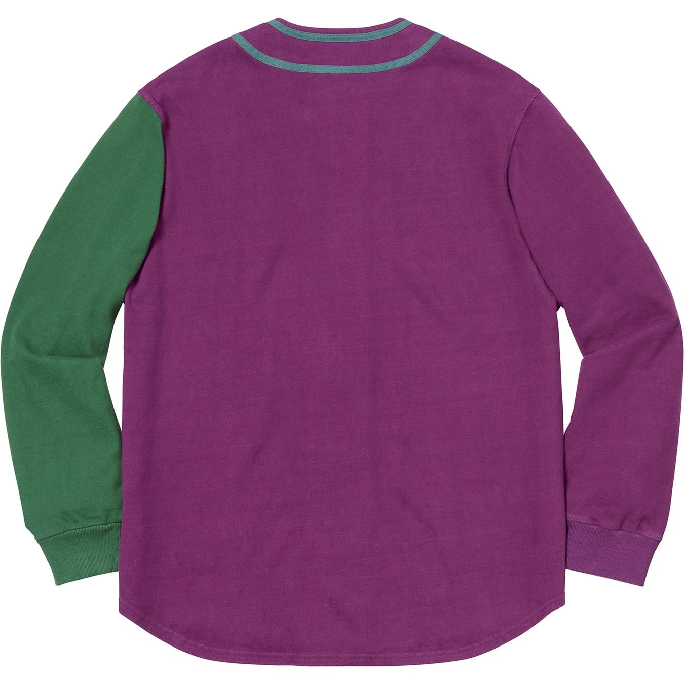 Color Blocked Baseball Top view 6